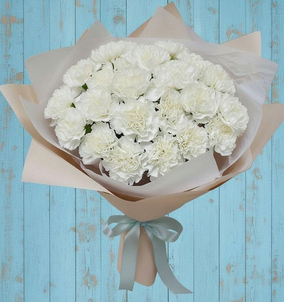 Букет цветов из: Гвоздики в Супонево