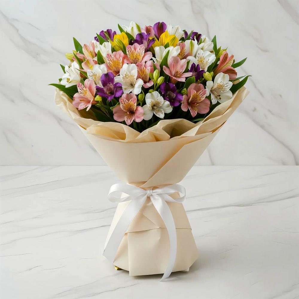 Букет цветов из: Альстромерии в Супонево