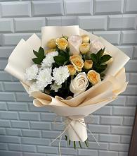 Букет цветов из:  Розы и Хризантемы в Супонево