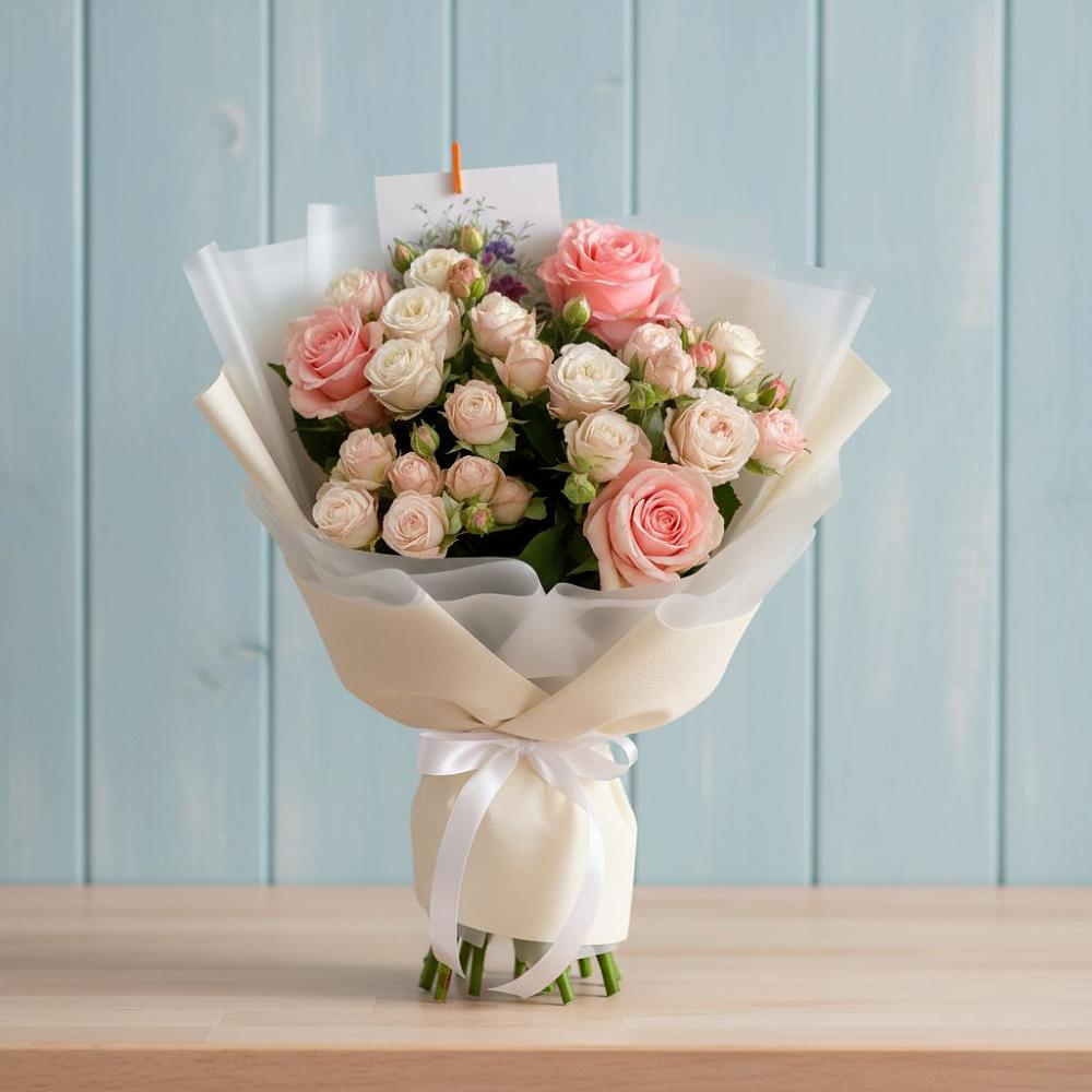 Букет цветов из: Розы в Супонево