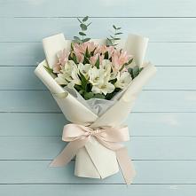 Букет цветов из:  Альстромерии в Супонево