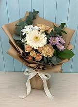 Букет цветов из:  Герберы и Хризантемы в Супонево