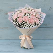 Букет цветов из:  Гвоздики в Супонево