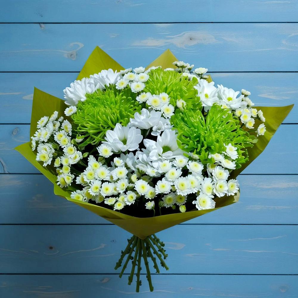 Букет цветов из: Хризантемы в Супонево