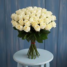 Букет 51 Белая роза Эдлесс Лав #REPLACE_PRED# Супонево