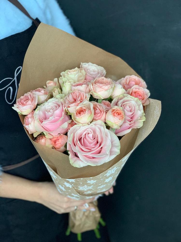 Букет цветов из: Хризантемы и Розы в Супонево