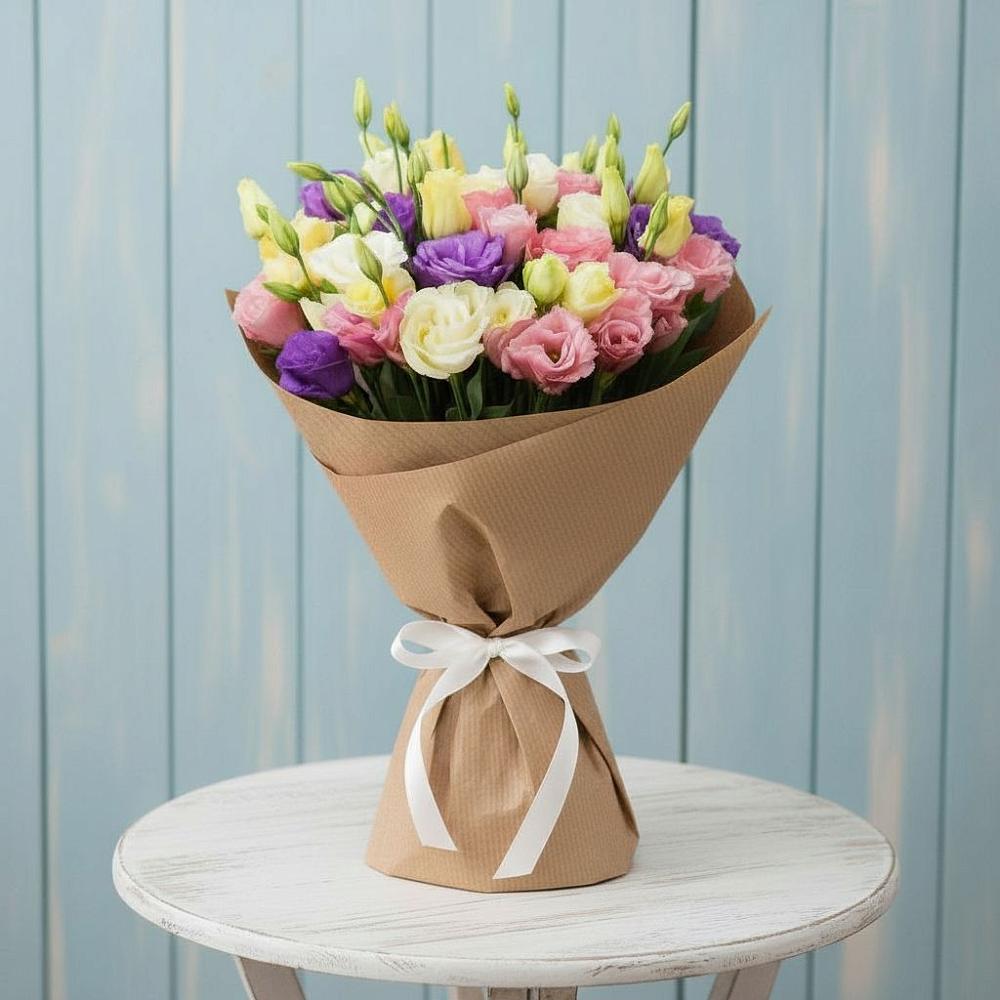 Букет цветов из: Лизиантусы в Супонево