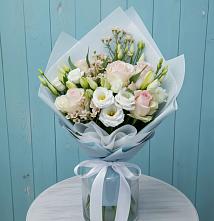 Букет цветов из:  Розы и Лизиантусы в Супонево