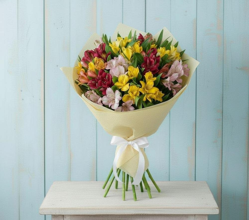 Букет цветов из: Альстромерии в Супонево