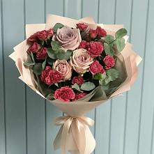 Букет цветов из:  Гвоздики и Розы в Супонево
