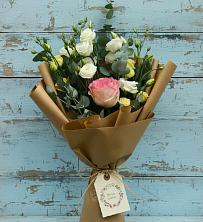 Букет цветов из:  Розы и Лизиантусы в Супонево