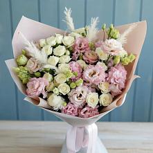 Букет цветов из:  Альстромерии и Розы в Супонево