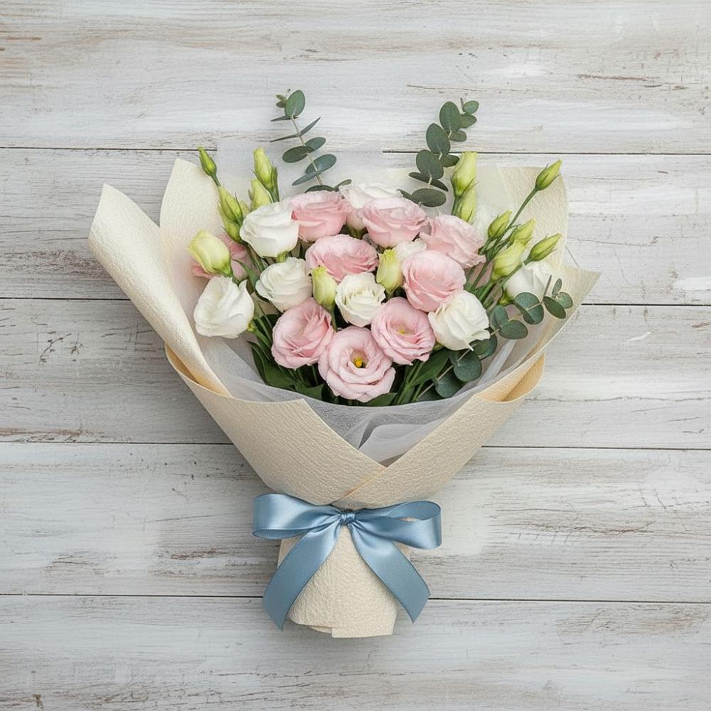 Букет цветов из: Лизиантусы в Супонево